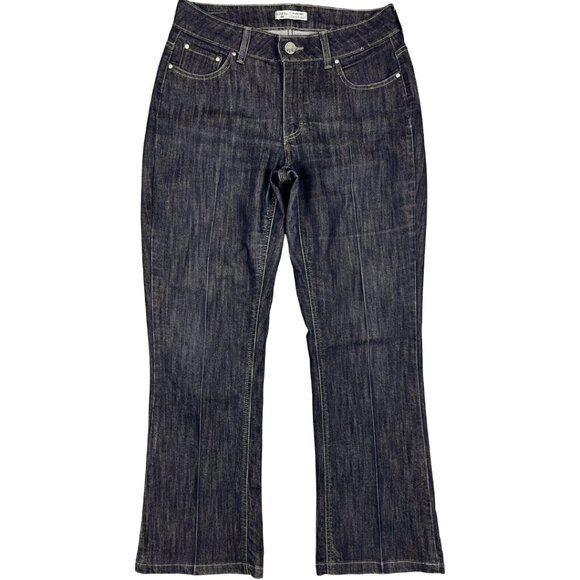 Riders by Lee Denim - NWOT Riders By Lee Womens No Gap Waist Bootcut Stretch Jeans Dark Wash Size 24W